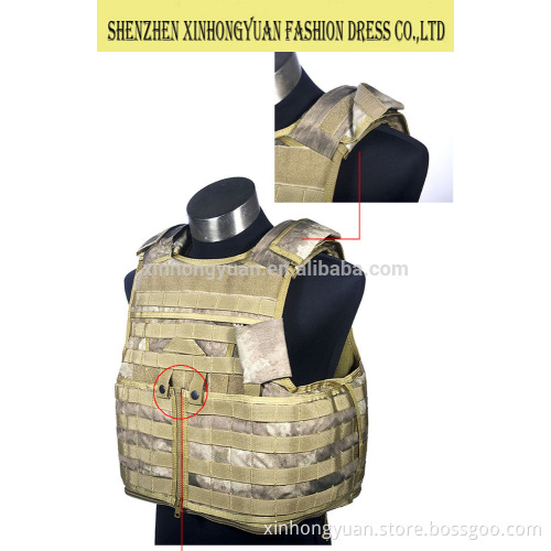 Factory made Tactical Vest Down Body Armor Plate Carrier Vest
